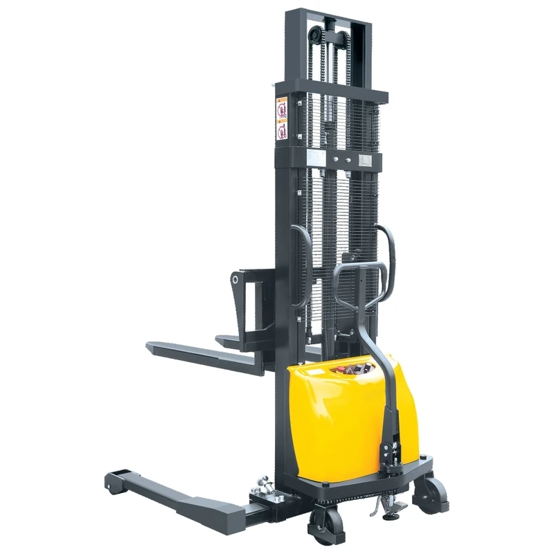 Pusiau elektrinis palečių krautuvas su reguliuojamomis atraminėmis kojomis (PEVV10-DPV/PEVV15-DPV), 1000–1500 kg, 1600–3500 mm