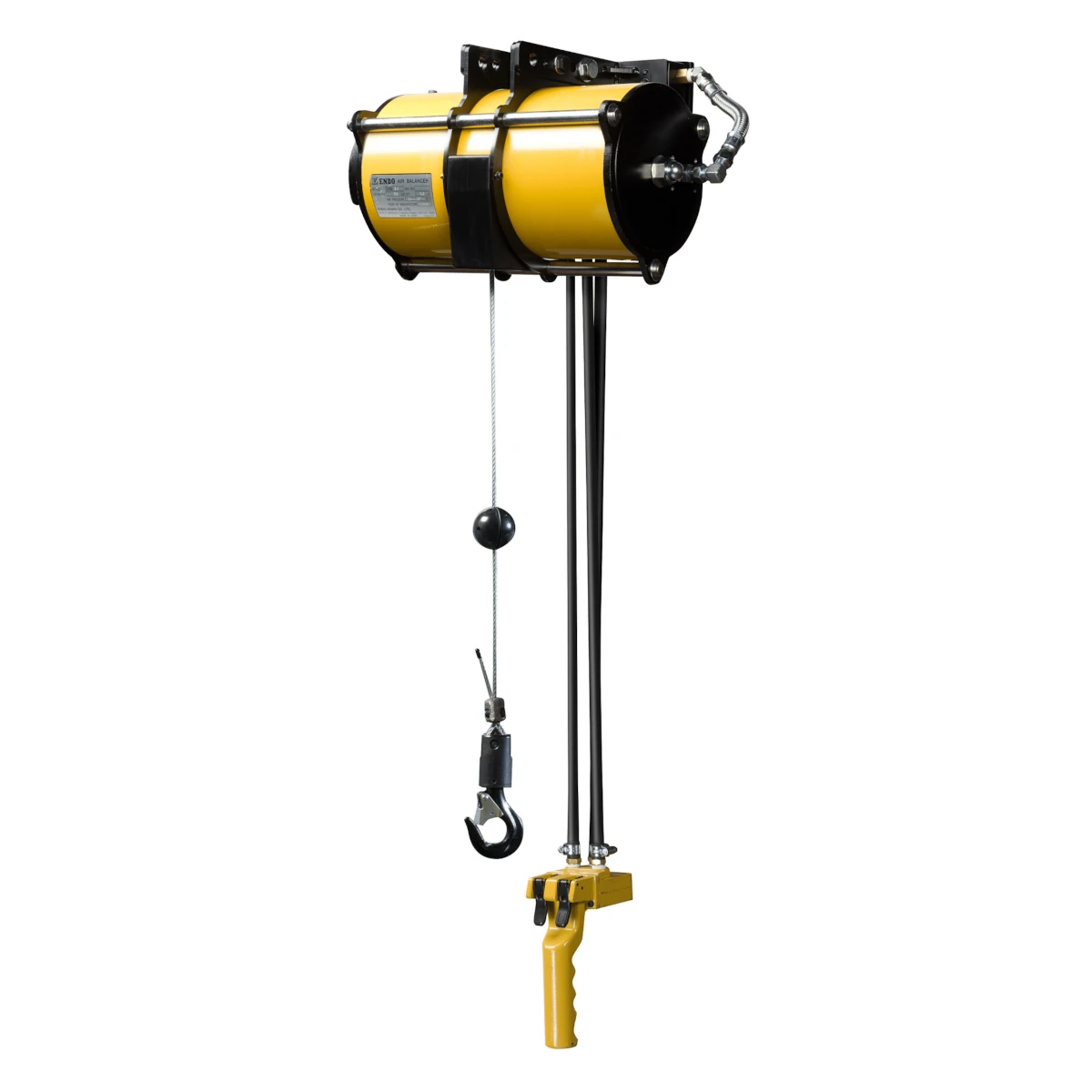 ENDO ATEX pneumatinis balansyras su apsauga nuo siūbavimo (EHB-85D MSD modulis), 0–90 kg
