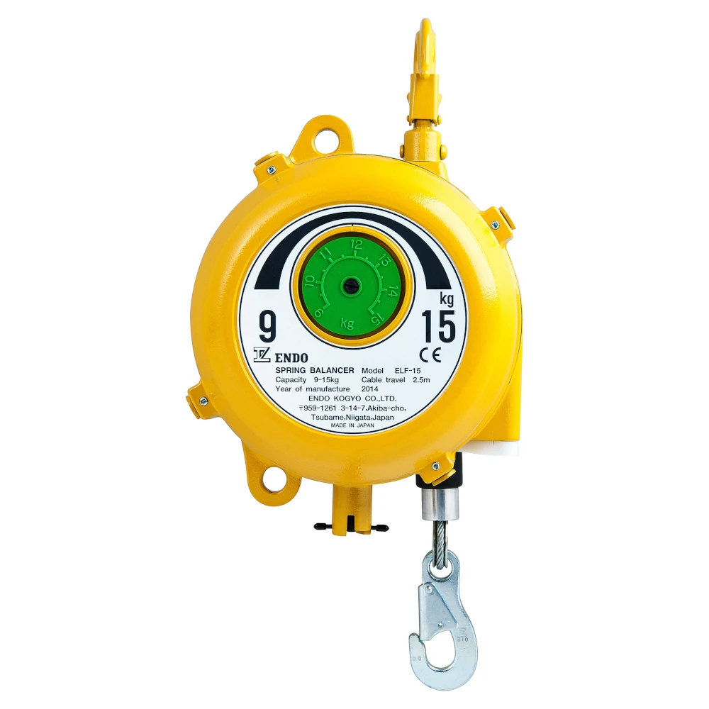 ENDO ilgos eigos spyruoklinis balansyras (ELF-15), 9–15 kg