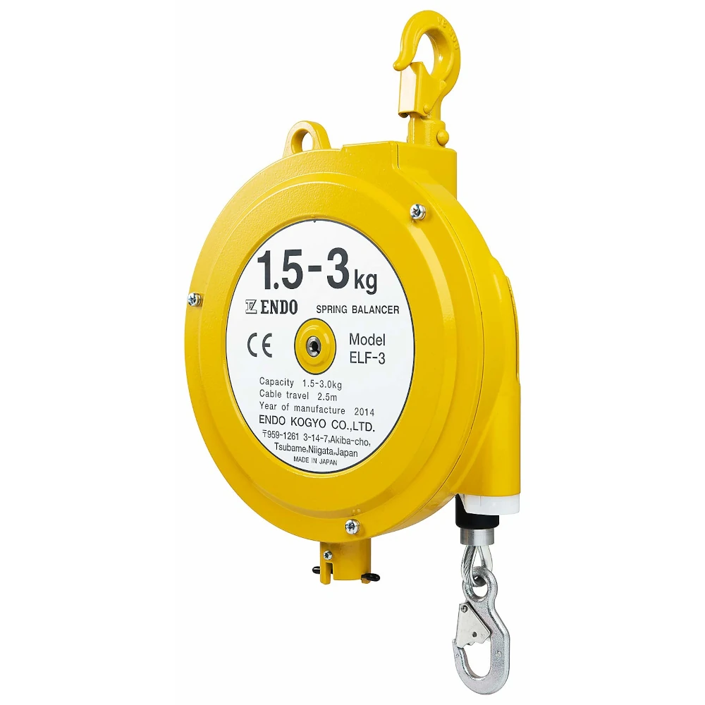 ENDO ilgos eigos spyruoklinis balansyras (ELF-3), 1,5–3 kg