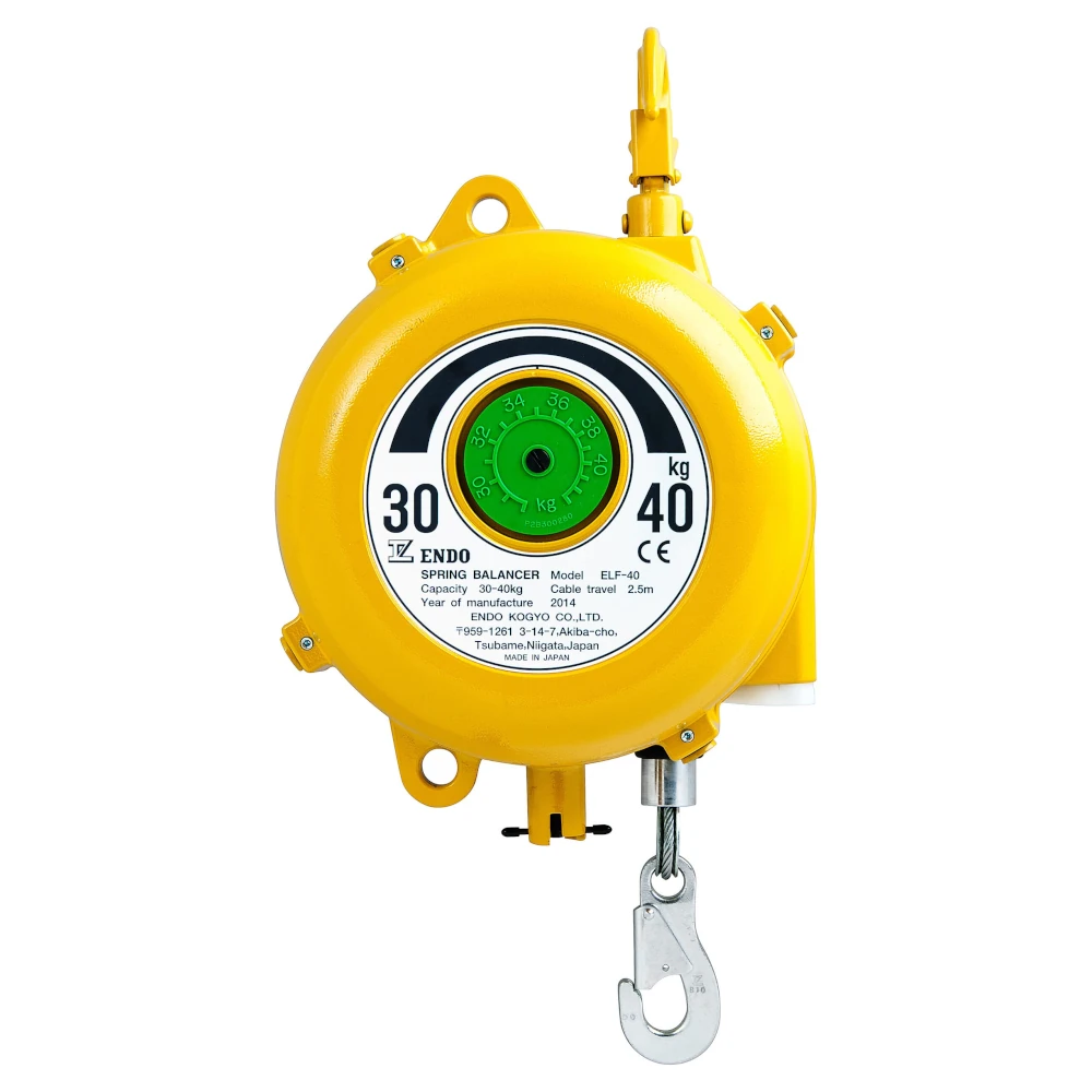 ENDO ilgos eigos spyruoklinis balansyras (ELF-40), 30–40 kg
