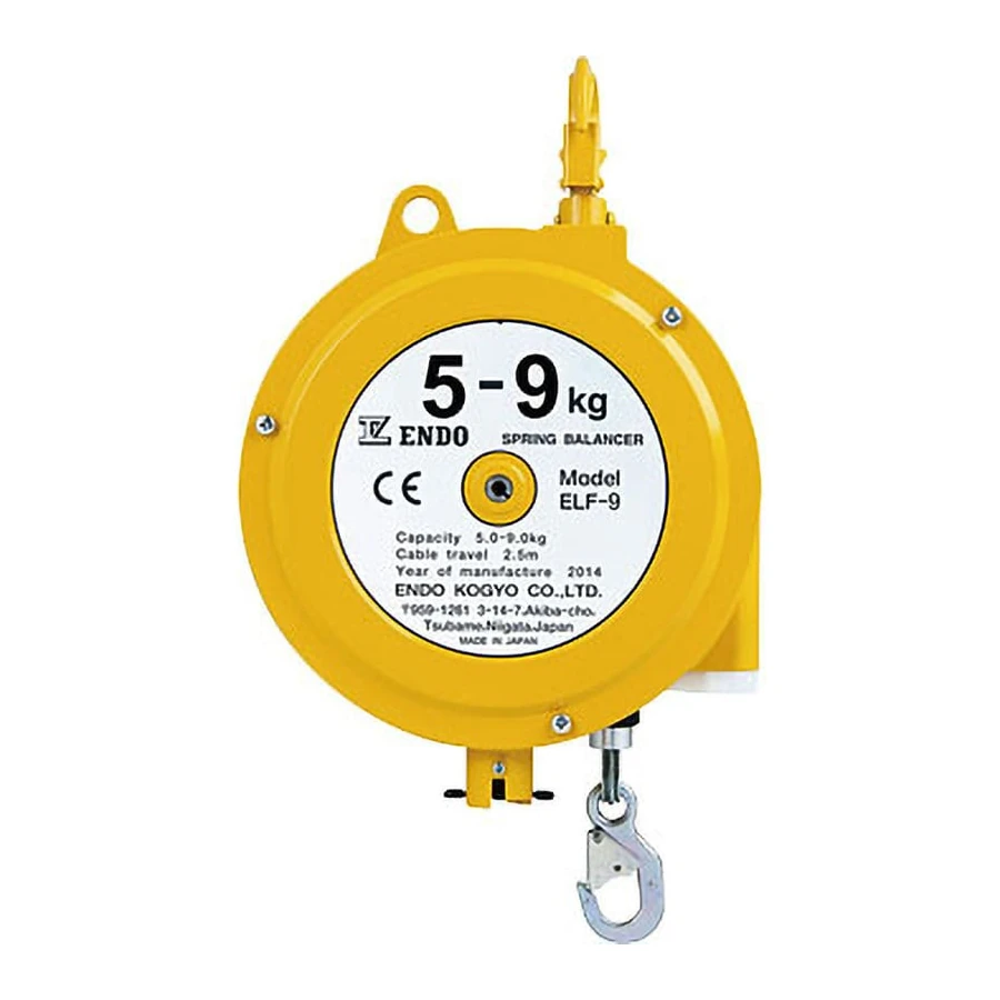 ENDO ilgos eigos spyruoklinis balansyras (ELF-9), 5–9 kg