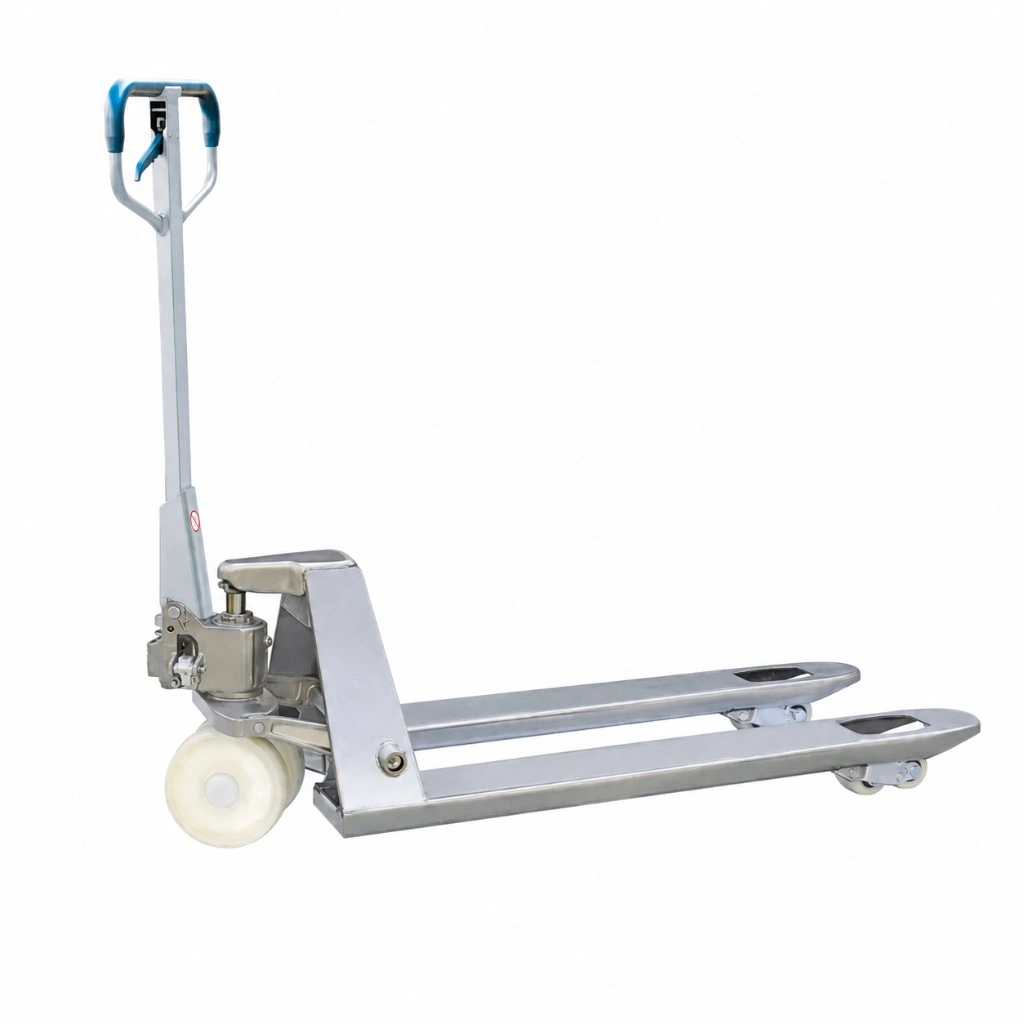 Cinkuotas rankinis palečių vežimėlis (RPV2500G), 2500 kg