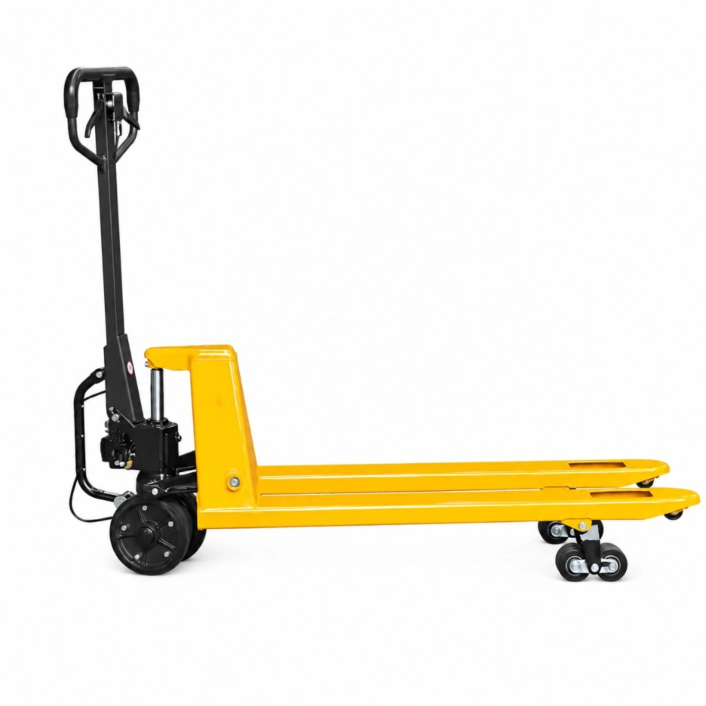 Rankinis palečių vežimėlis su mechanine pagalbine pavara (RPVM2500), 2500 kg