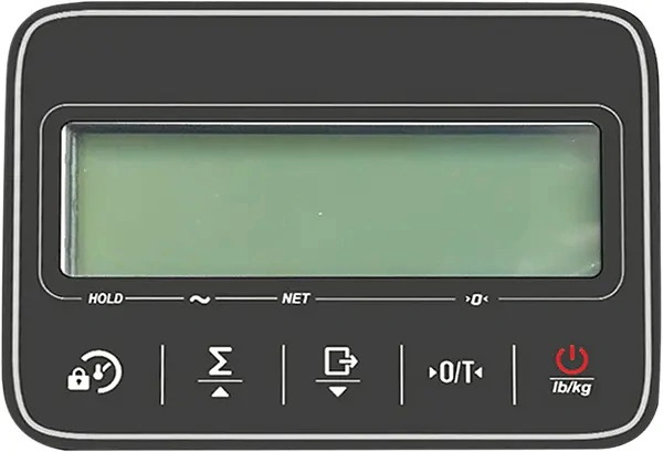 RPVV2500 palečių vežimėlio svarstyklių 6 colių LCD ekranas