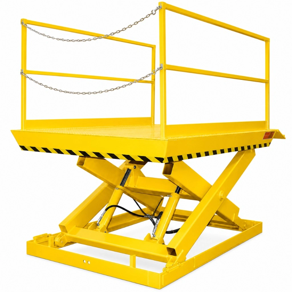 Pakelta hidraulinė krovimo rampa HPSU, 2700 kg