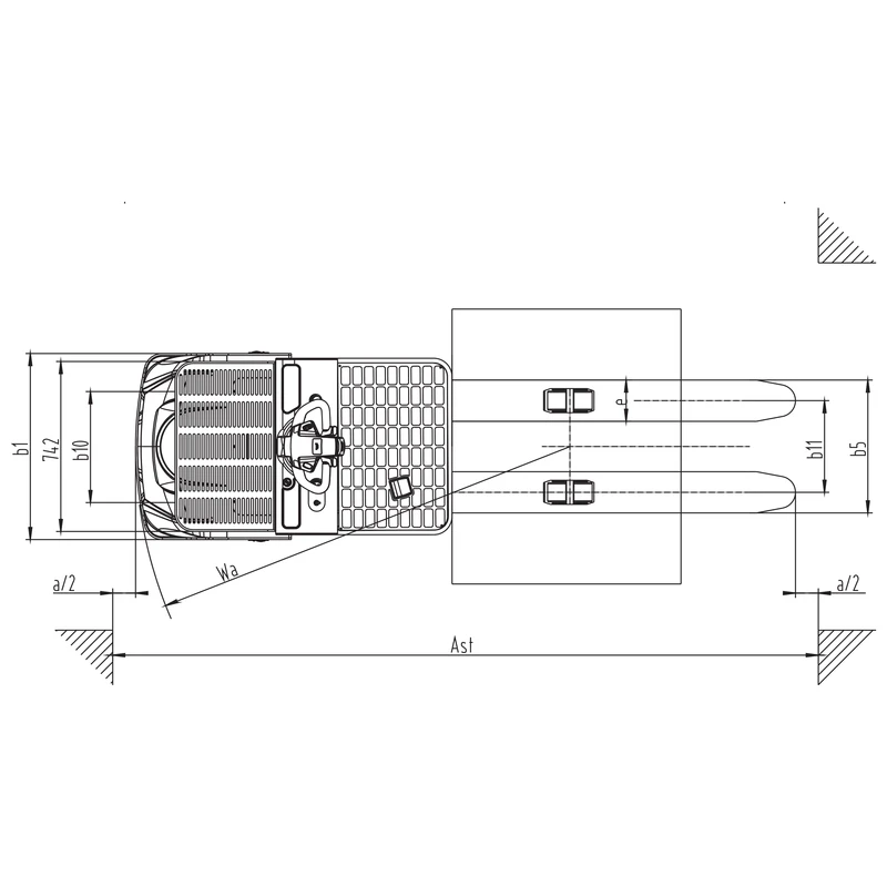 1000–1200 kg keliamosios galios užsakymų komplektuotojas NKV10/NKV12