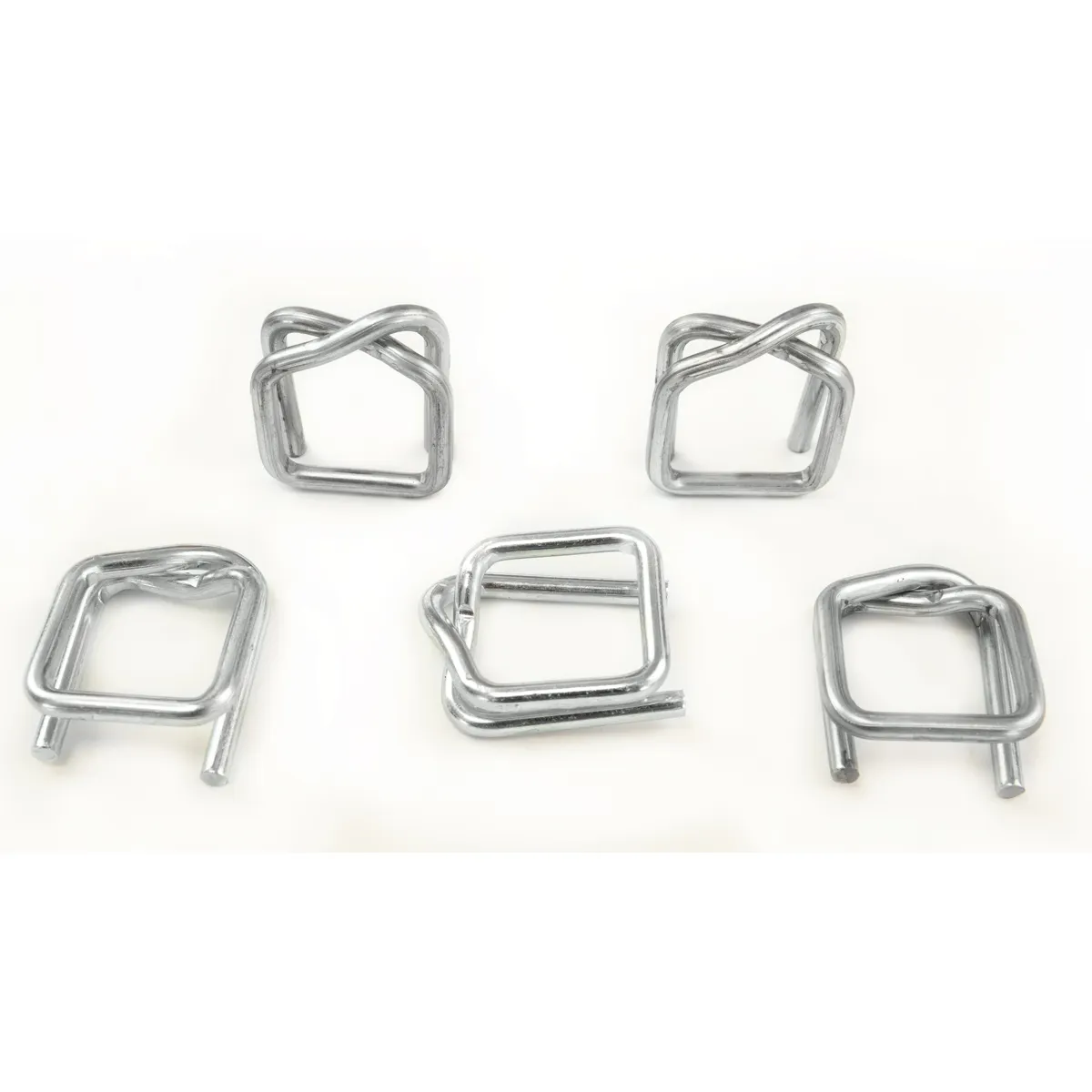 Cinkuotos sąvaržos poliesterio pakavimo juostai (BUCKLES-19G), 19 mm