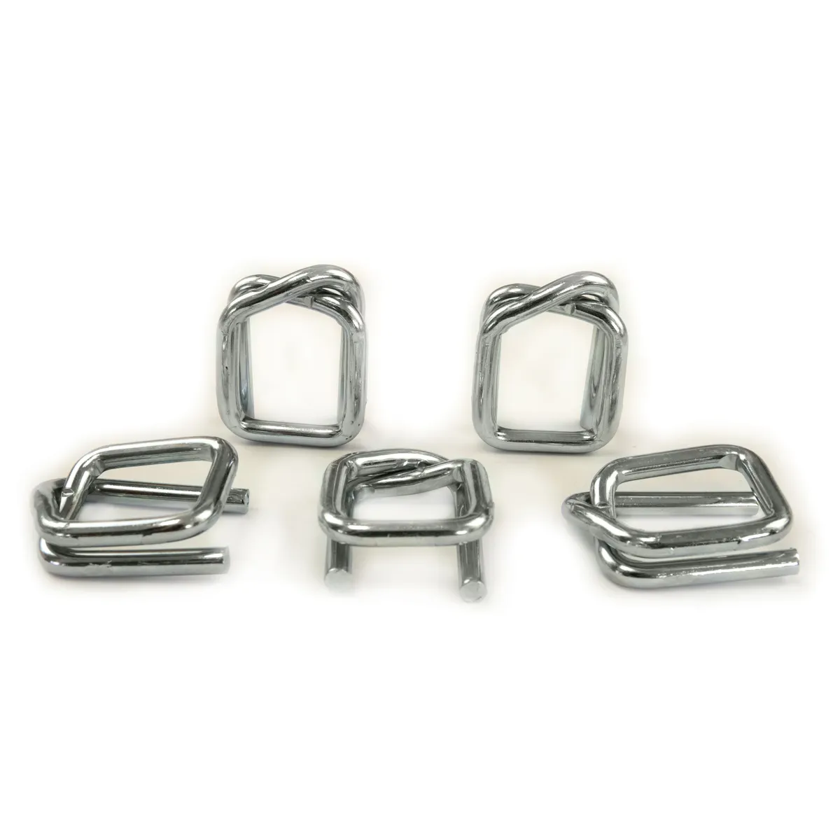 Cinkuotos sąvaržos poliesterio pakavimo juostai (BUCKLES-25G), 25 mm