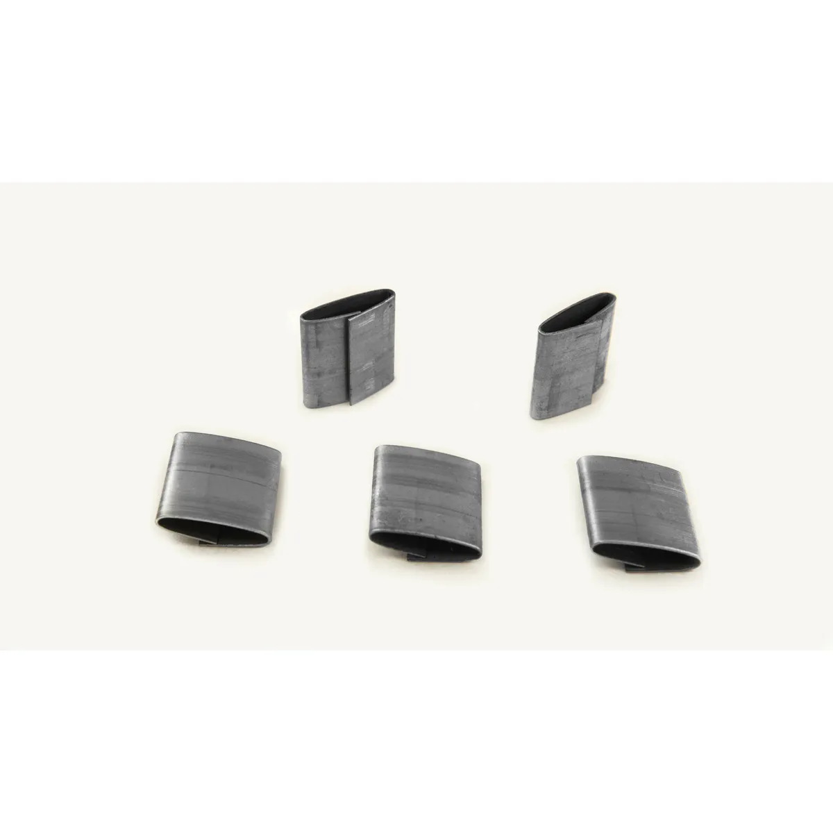 Metalinės apkabos plieninei pakavimo juostai (BUCKLES-19S), 19 mm