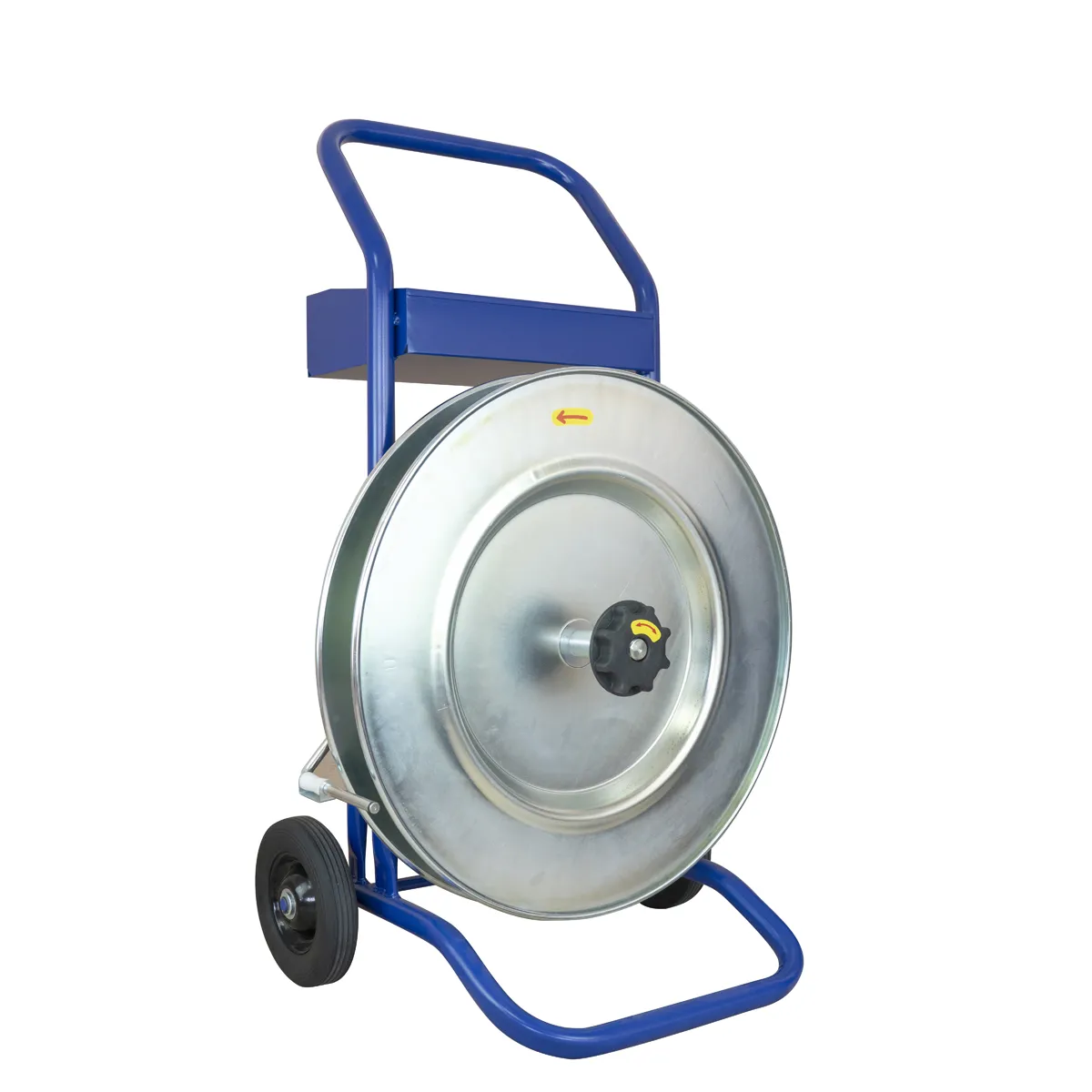 PET/PP ir plieninės pakavimo juostos išvyniotuvas (COIL-DISPENSER-2)
