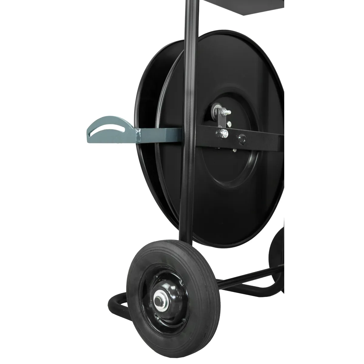 Mobilusis pakavimo juostų ritės išvyniojimo vežimėlis COIL-DISPENSER-80
