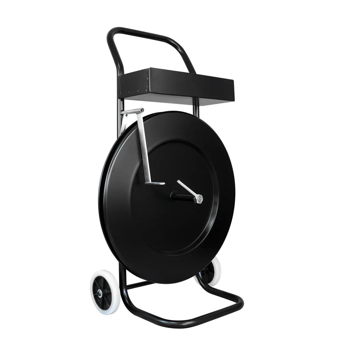 Mobilusis PP ir PET pakavimo juostų ritinių išvyniotuvas COIL-DISPENSER-92