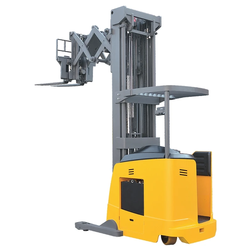 Elektrinis šakinis rietuvų krautuvas su dvigubu žirkliniu mechanizmu (REV20DDS), 2000 kg