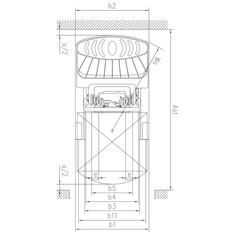 Itin kompaktiškas rietuvų krautuvas REV16, 1600 kg, 7400–9500 mm – 4 vaizdas