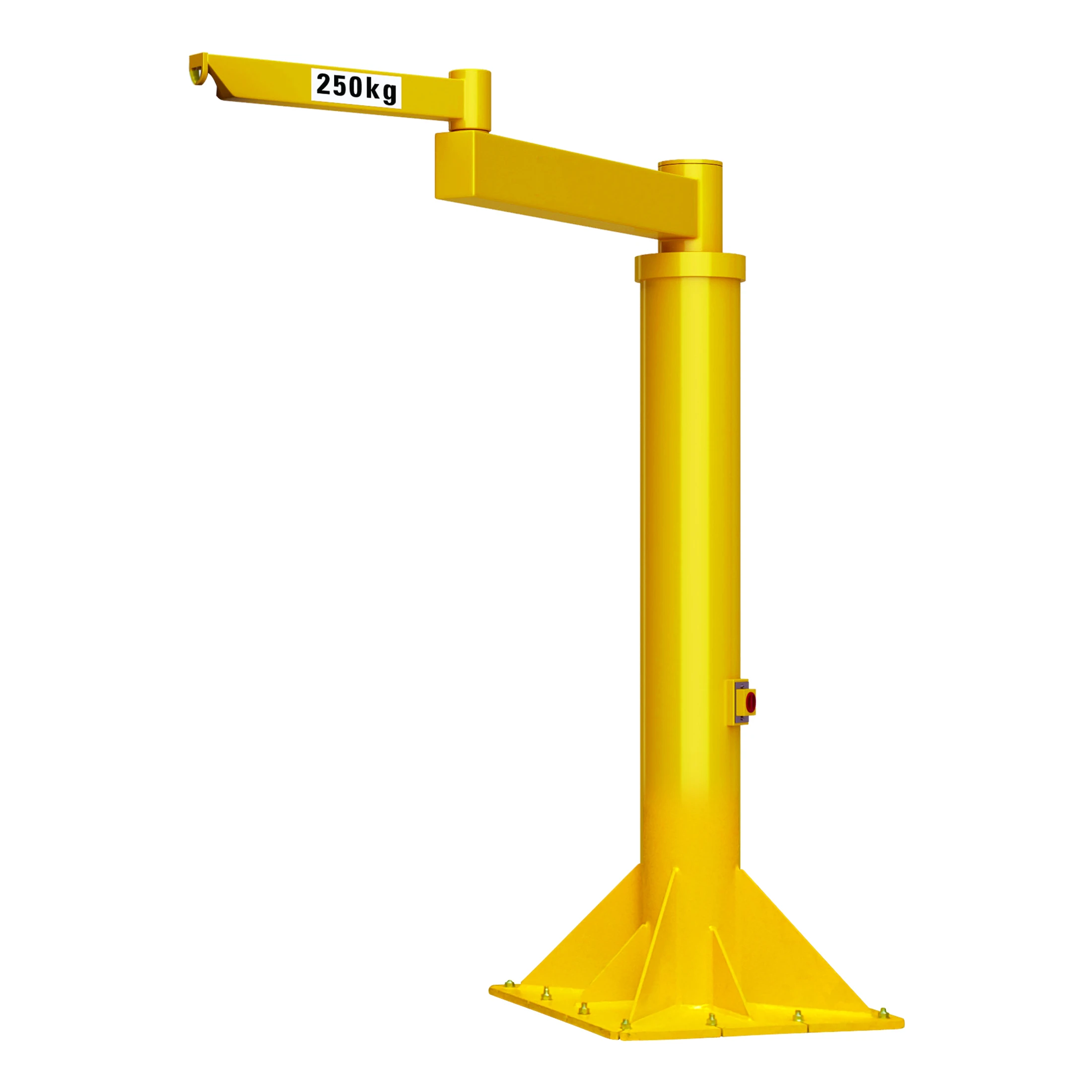Šarnyrinis koloninis strėlinis kranas su savilaike atrama (ZSD-S), 50–1000 kg, 2–5 m